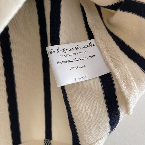 The Lady & The Sailor Striped Drawstring Mini Skirt - Picture 9 of 9